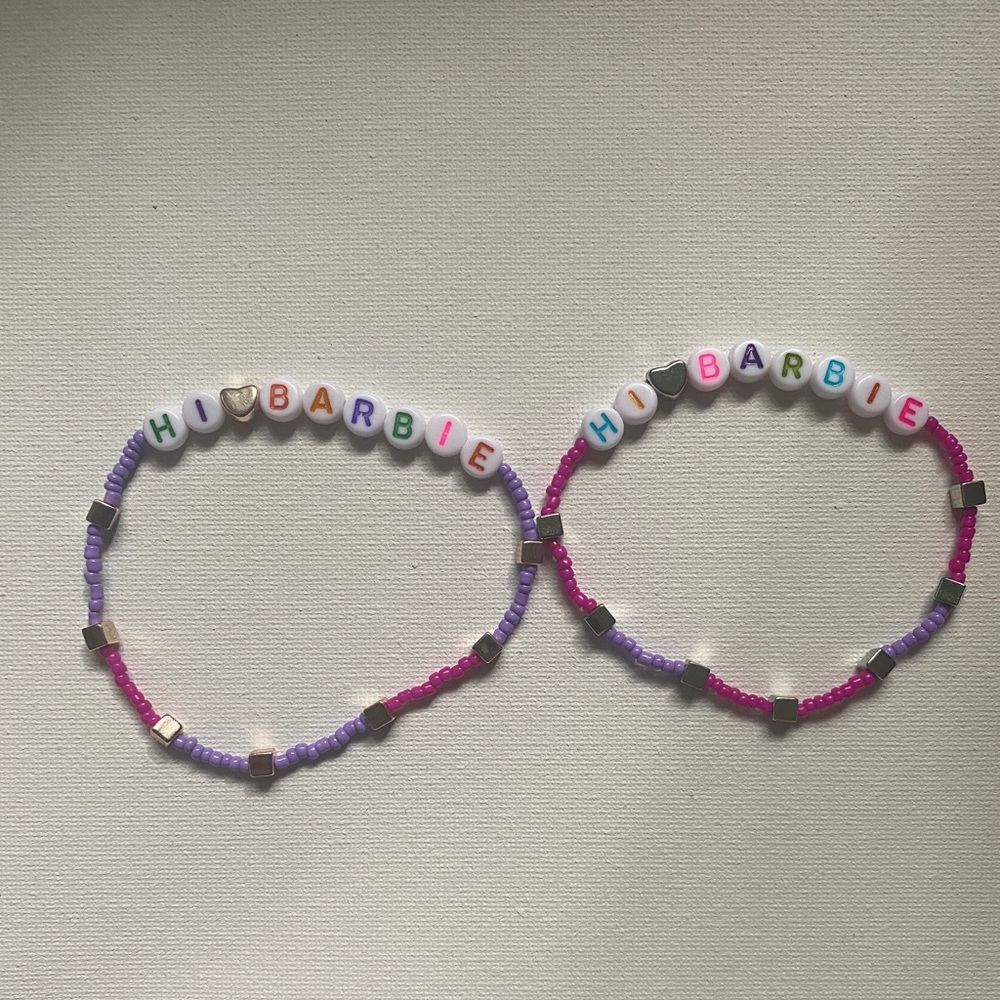 Set of 6 Barbie Movie friendship bracelets